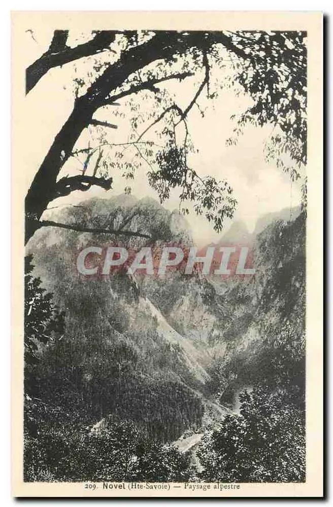 Novel (Haute-Savoie) — Alpenlandschaft — Edition R. Roch, Saint-Gingolph - Vorderseite