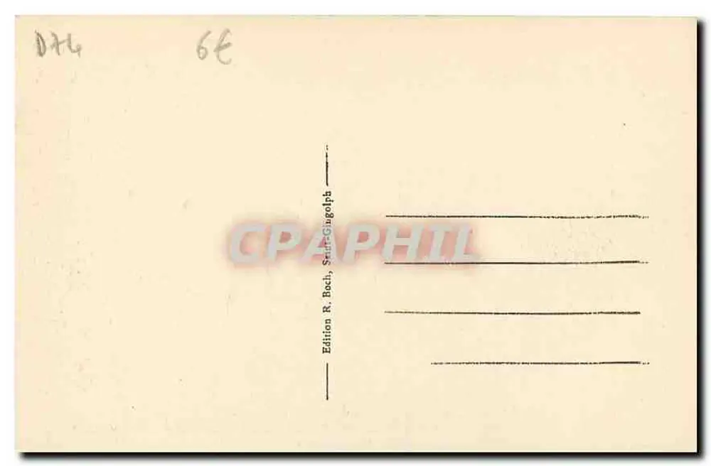 Novel (Haute-Savoie) — Alpenlandschaft — Edition R. Roch, Saint-Gingolph - Rückseite