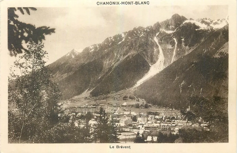 Chamonix-Mont-Blanc — A Vista do Brévent — G. Tairraz, fotógrafo editor Chamonix-Mont-Blanc - Frente