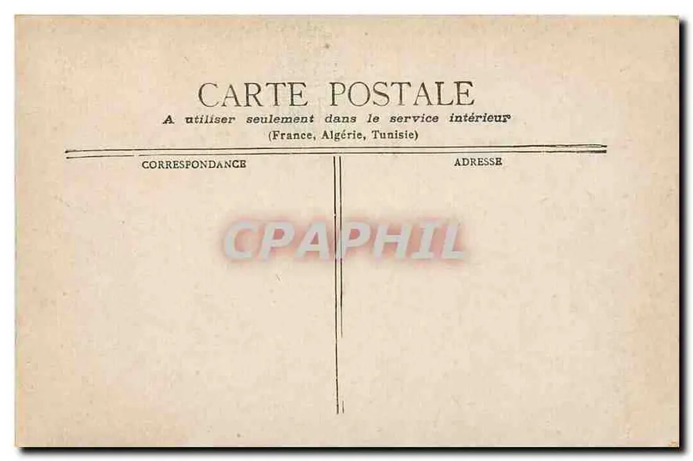 Paris - A Madeleine & Rue Royale — vista do templo com carruagem e pedestres - Verso