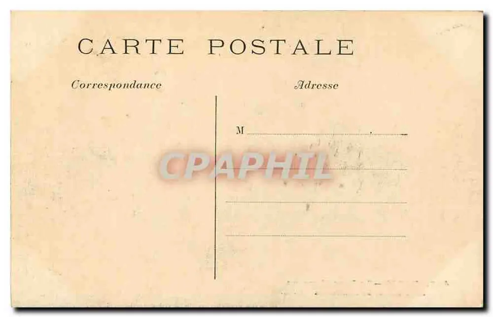 Paris — Le Parc Monceau — Le Pont et le Ruisseau — C. M. n° 483 - Rückseite