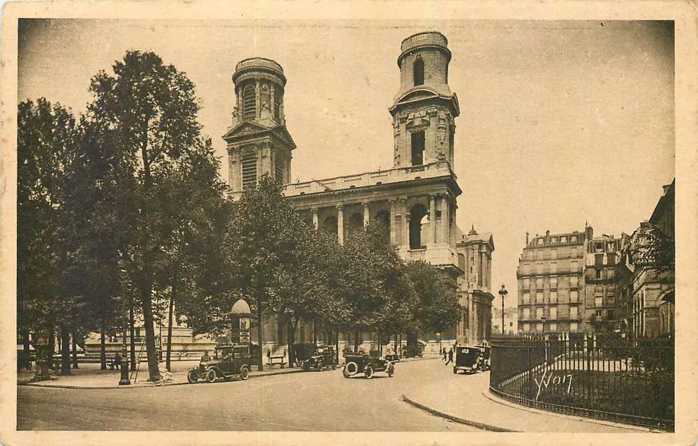 Igreja de Santa Elisabet — Praça de Santa Elisabet — Les Éditions d'Art Yvon, 14, rue de Brûlanne - Frente