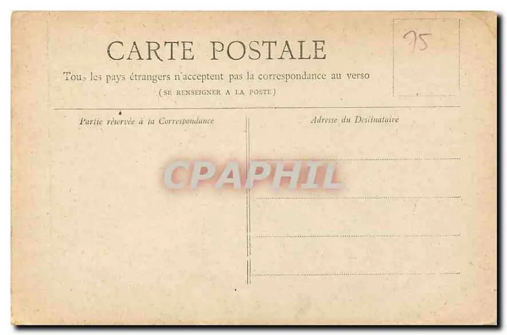 Place de la République — Paris — Coleção Petit Journal - Verso