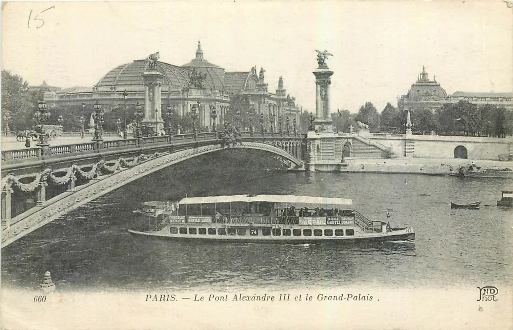 Paris — Pont Alexandre III und das Grand Palais — JND Phot. - Vorderseite