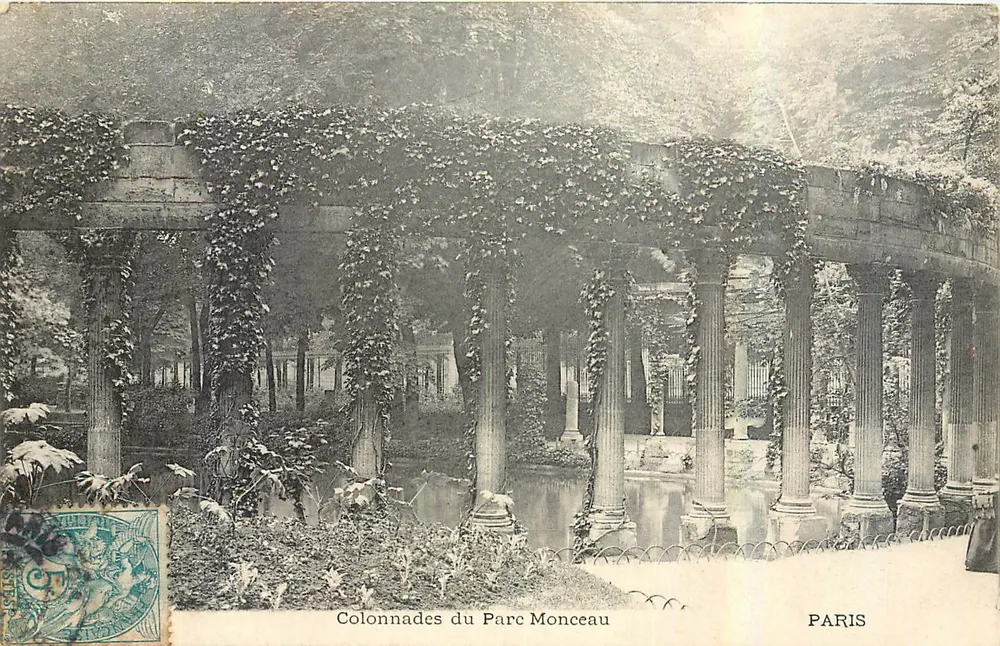 Colunatas do Parc Monceau — Paris — editor não visível - Frente