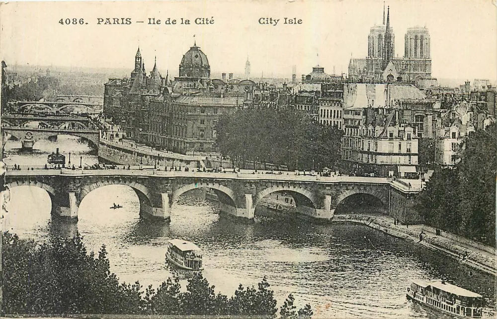 Paris — Ilha da Cidade — 4086 - Frente