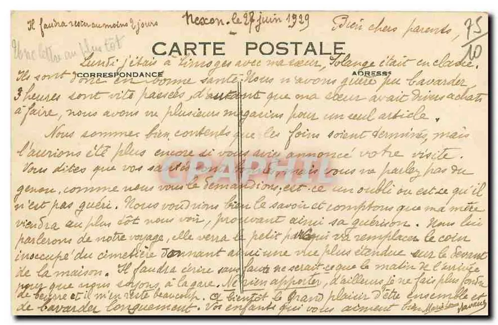 Paris — Ilha da Cidade — 4086 - Verso