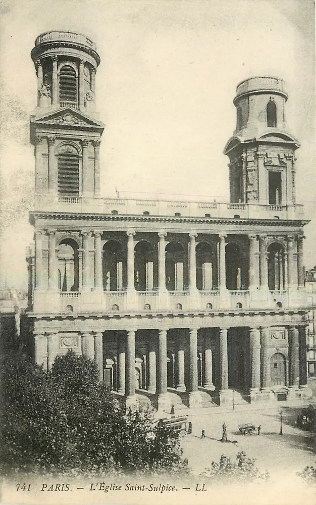 Paris — A Igreja de Saint-Sulpice — LL, n° 741 - Frente