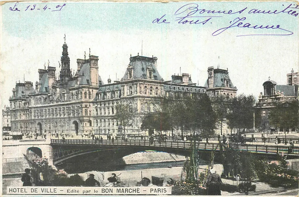 Hôtel de Ville — Verlag Le Bon Marché — Paris - Vorderseite