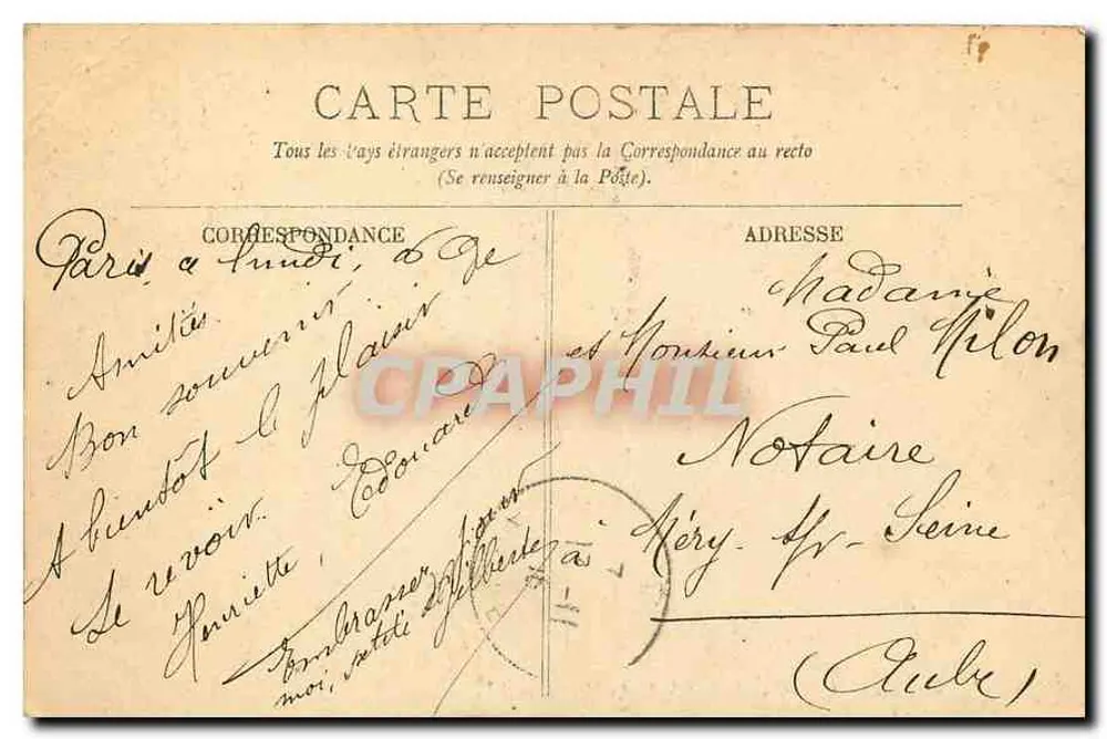 Paris — Das Rathaus und die Pont d'Arcole — LL. — n° 118 - Rückseite