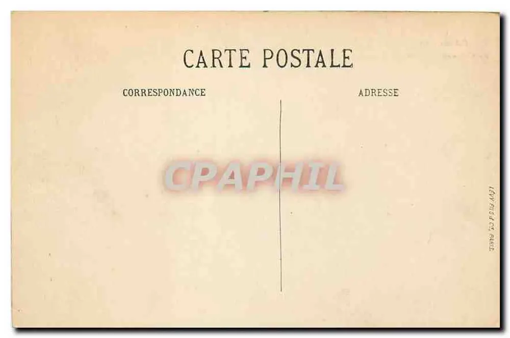 Paris (1.) — Der Triumphbogen des Carrousel (Jardin des Tuileries) — LL. - Rückseite