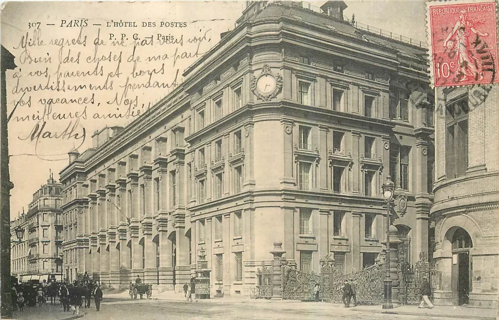 Paris — O Hotel das Postas — P.P.C. n°307 - Frente