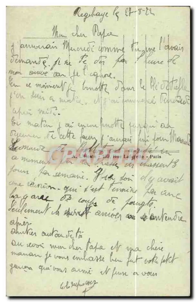 ROLLLOT (Somme) — Ansicht der Kirche Saint-Nicolas vor und nach dem Krieg 1914-18 — Edition Trenay-Maupetit - Rückseite