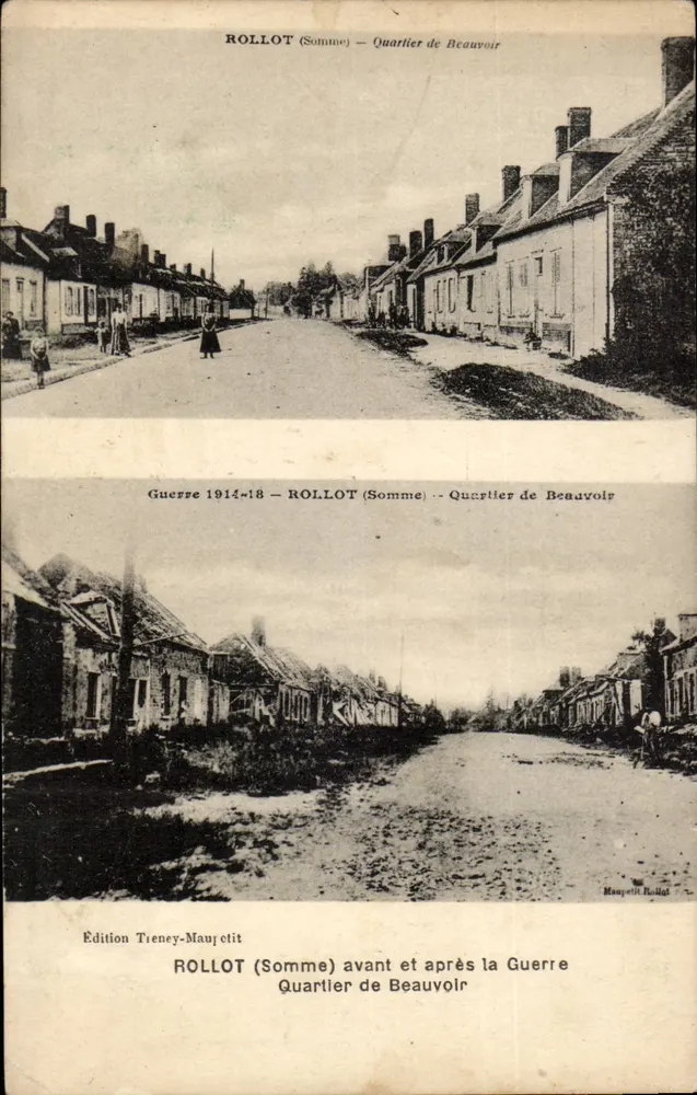 ROLLLOT (Somme) — Viertel Beauvoir — Édition Treney-Maujetit - Vorderseite