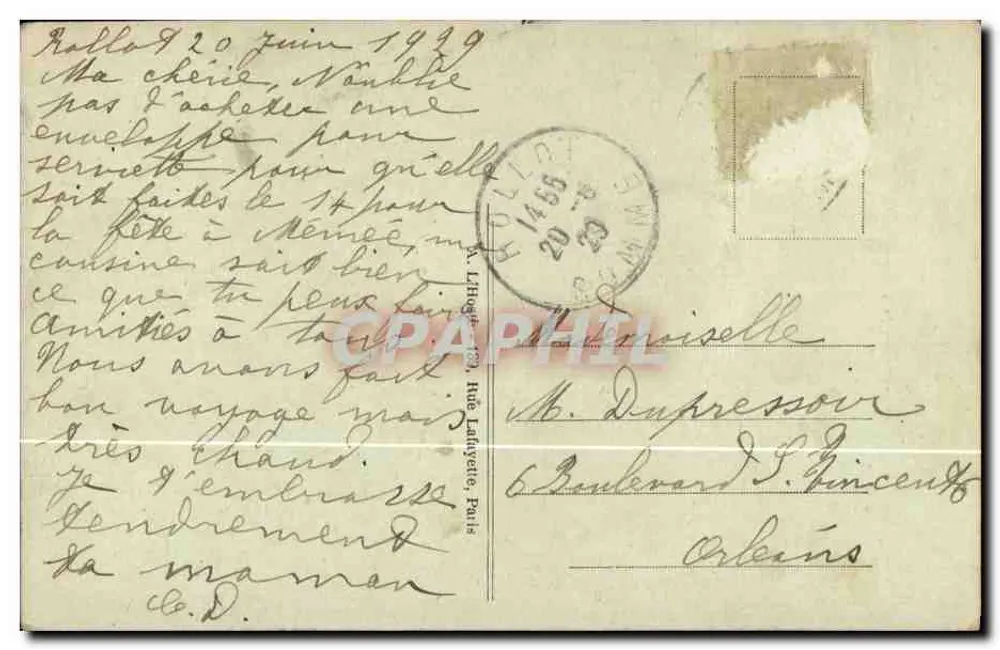 ROLLLOT (Somme) — Viertel Beauvoir — Édition Treney-Maujetit - Rückseite