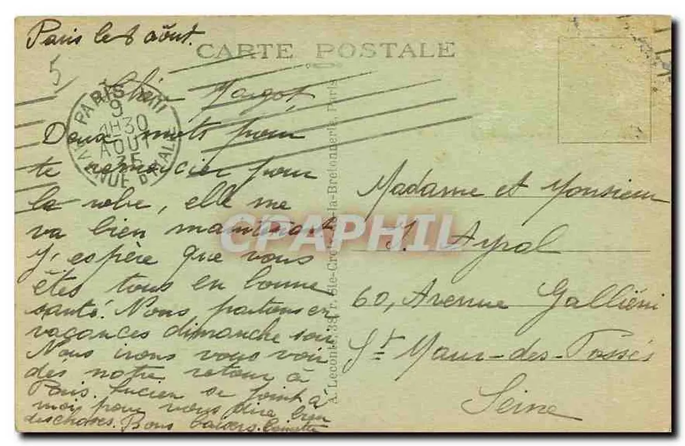O Domo dos Invalidos — Paris — A. L. editor - Verso