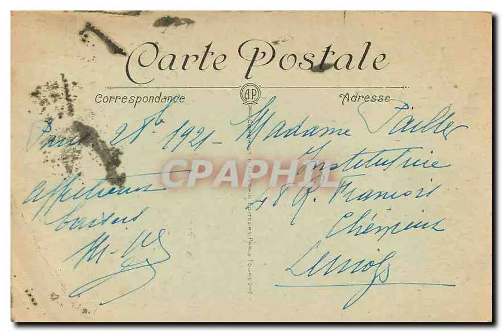 PARIS — Panorama dos oito Pontes — A.P. - Verso