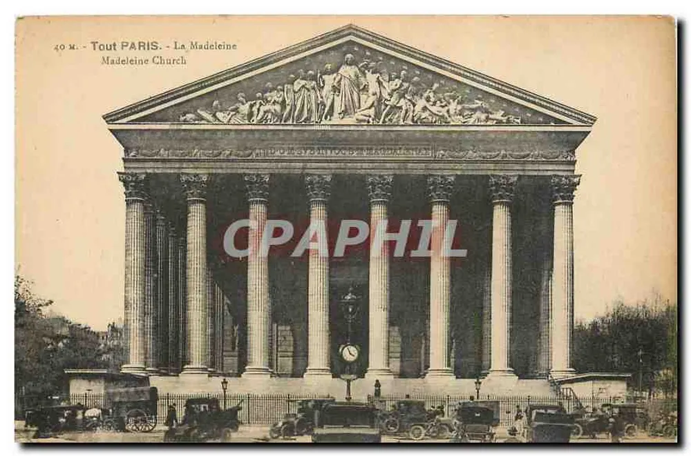 A Madeleine — Paris — Edição Todo Paris - Frente