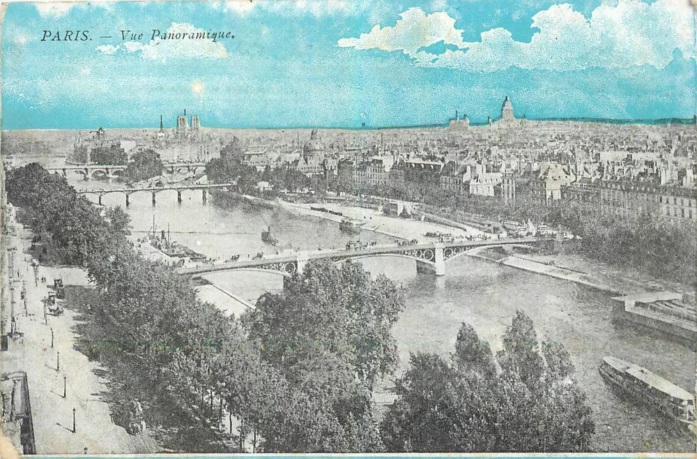 Paris — Vista Panorâmica — Editor não identificado - Frente