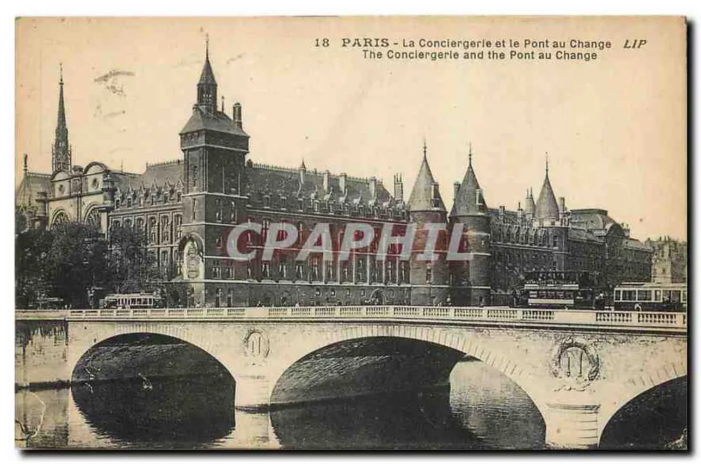 Paris - La Conciergerie et le Pont au Change — LIP, n°18 - Recto