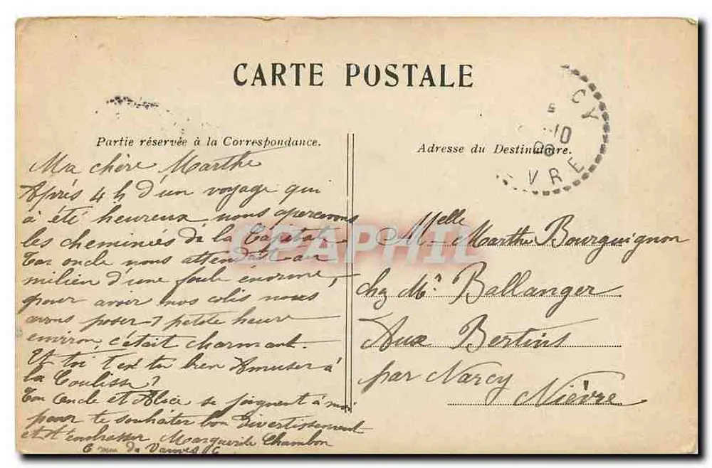 PARIS — O Arco do Triunfo da Estrela — editor não identificado - Verso