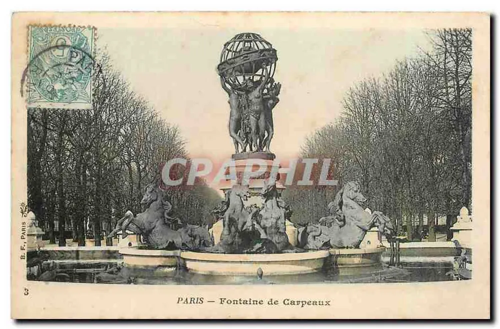 PARIS — Fonte de Carpeaux — B. F. PARIS - Frente