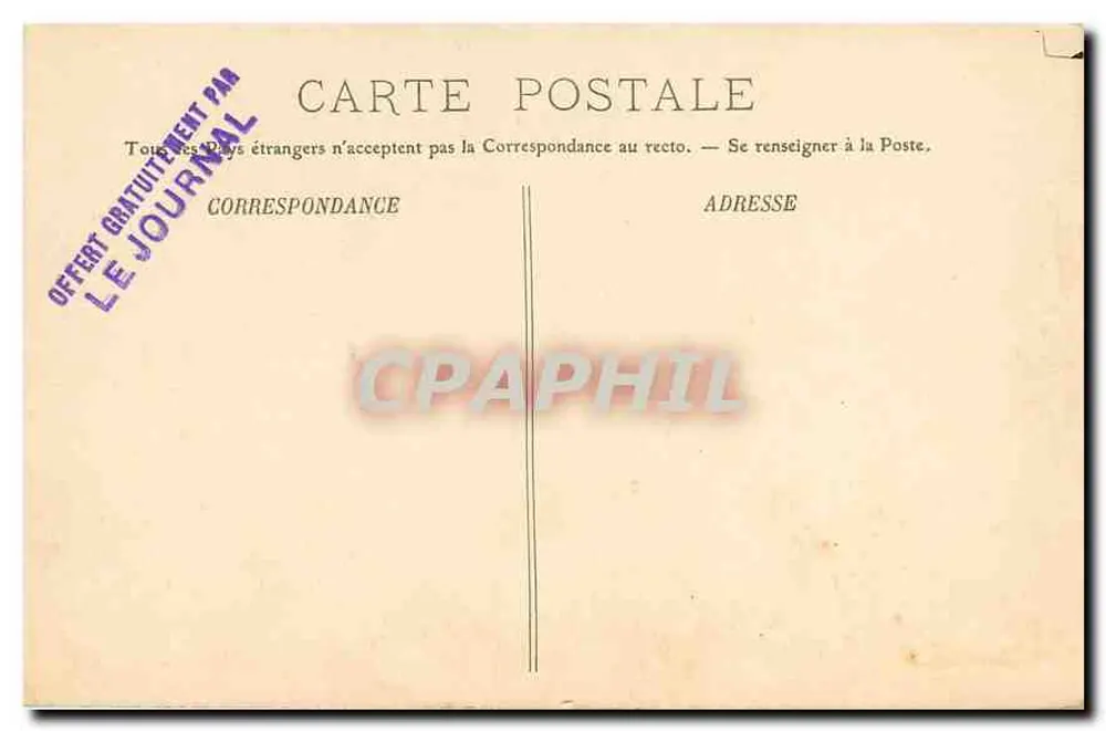 Paris — O Bois de Boulogne — LL. n° 265 - Verso