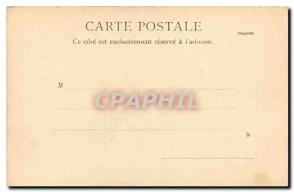 Palais Royal — Conseil d'Etat — Souvenir de Paris - Verso