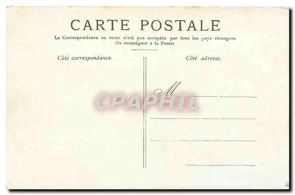 Paris — A Basílica da Madeleine — Editor não identificado, número de série não visível - Verso