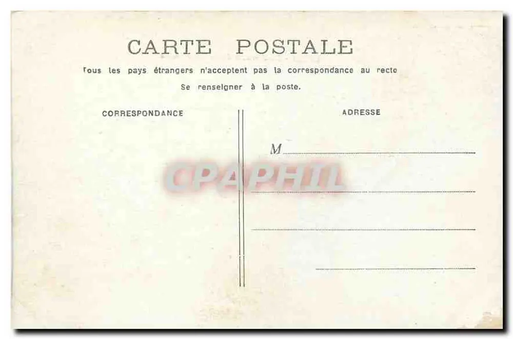 Paris - Boulevard de la Madeleine — vista com o templo da Madeleine — editor não visível - Verso
