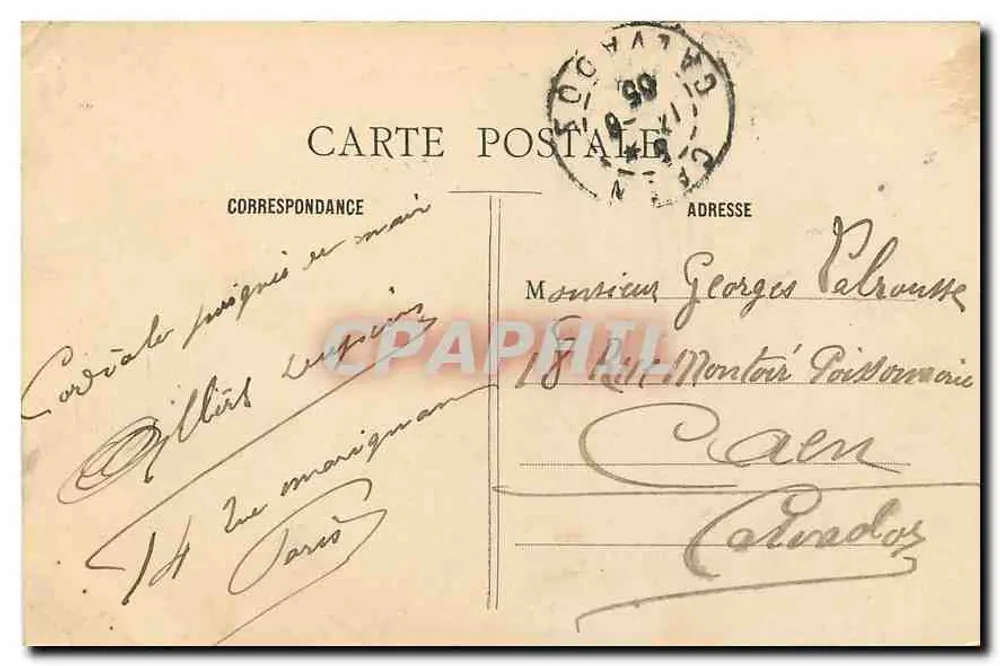 Paryż — Widok na Trocadéro — wydawca nieznany, nr 115 - Rewers