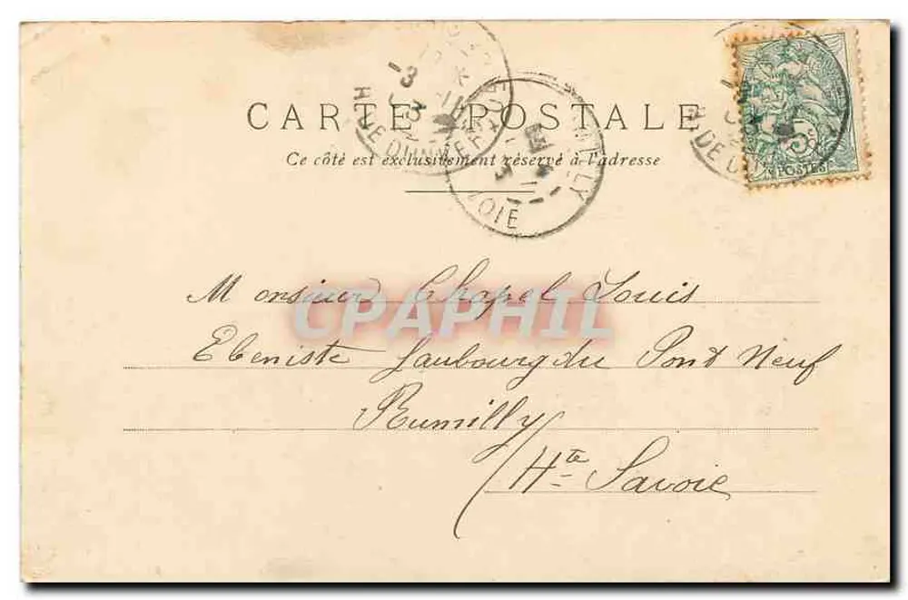 Sala dos Deputados — Paris — Editor C. Dion, n° 123 - Verso