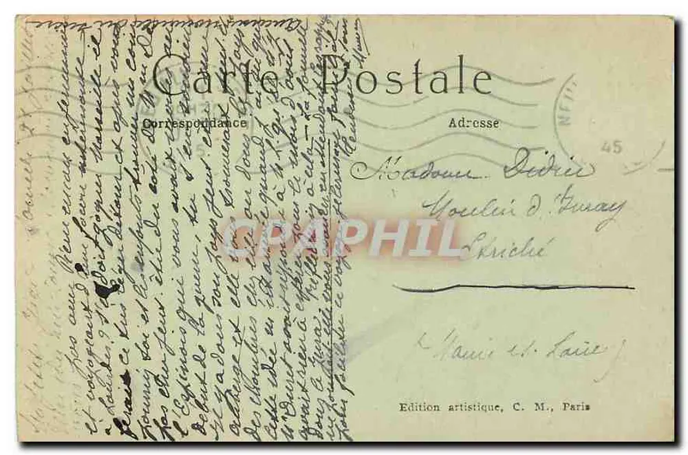 Paris - Catedral de Notre-Dame - Os Evangelistas — C.M. (editor) - Verso