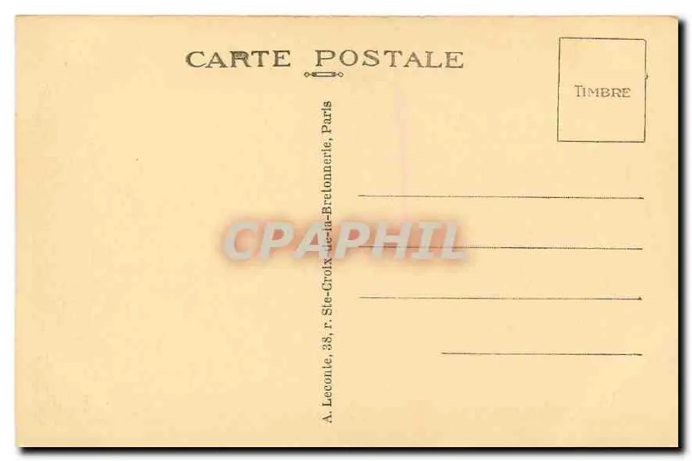 Parigi - La Camera dei Deputati — editore A. Lecoule, 38, r. Ste-Croix-de-la-Bretonnere, Parigi - Verso
