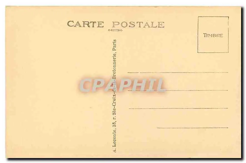 Paris - Der Boulevard des Italiens und der Boulevard Haussmann — A. Leconte, 38, r. Ste-Croix-de-la-Bretonnerie, Paris - Rückseite