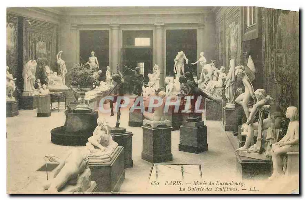 Paris — Museum Luxembourg — Die Skulpturengalerie — LL. — n° 680 - Vorderseite