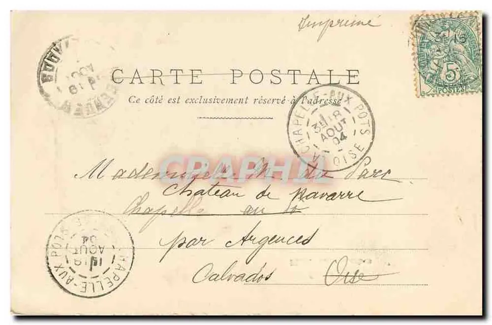 Plaats Malesherbes — Parijs — C. Hoen - Achterkant