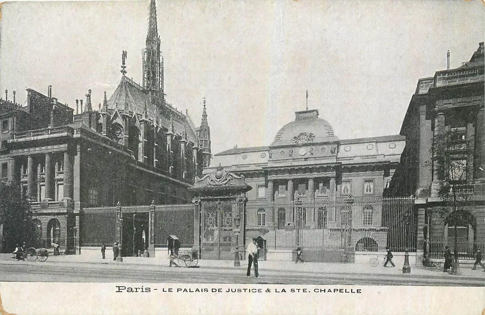 Paris - Le Palais de Justice & La Ste. Chapelle - Recto