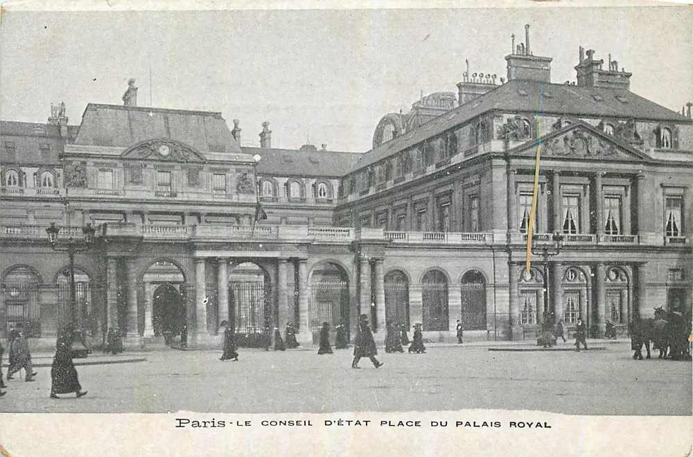 Paris - Le Conseil d'État, Place du Palais Royal — éditeur non visible - Recto