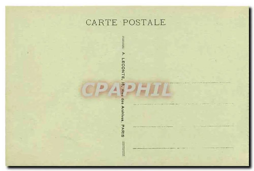 Paris - A Madeleine - A Igreja da Madeleine — A. L. - Verso