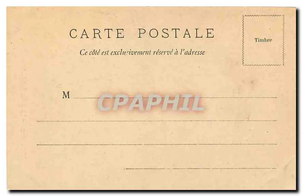 La Rochelle — Hotel de Ville — MR. WETTERWALD FRÈRES, BORDEAUX, N.G. n°47 - Verso