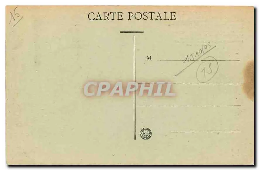 Schloss Anteroche, nahe Murat (15. Jahrhundert) — Das pittoreske Cantal — Serie 403 - Rückseite