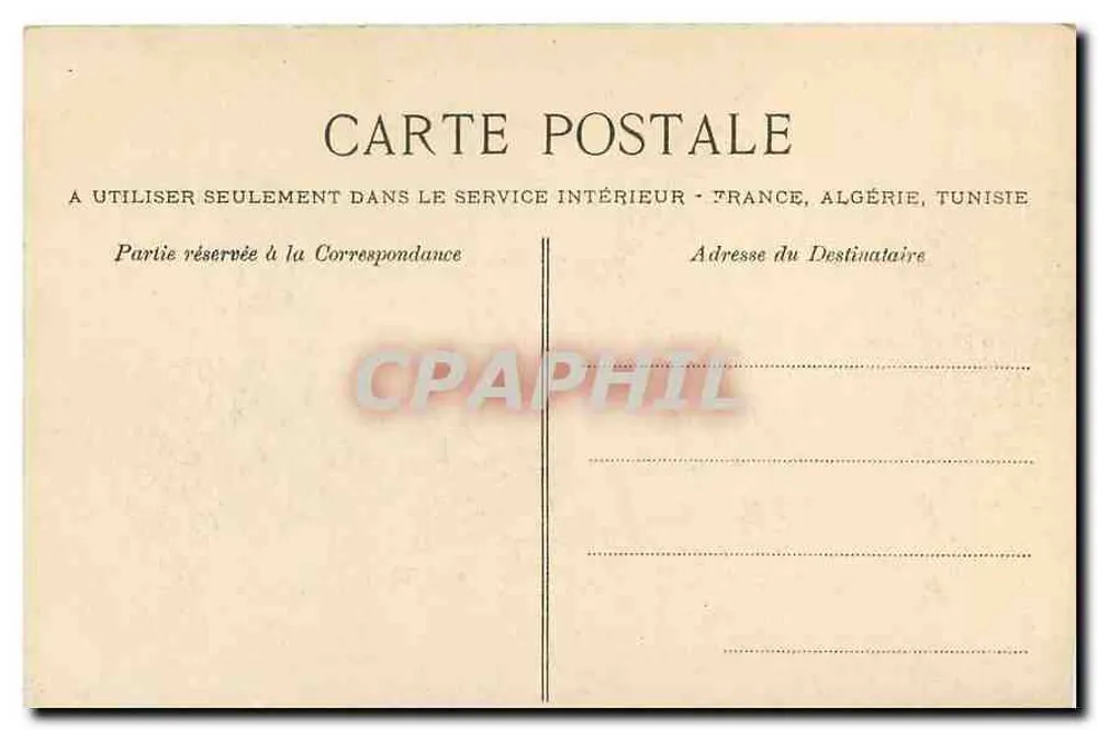Vire — Innenansicht der Kirche Notre-Dame — La C.P.A. Nr. 6 - Rückseite