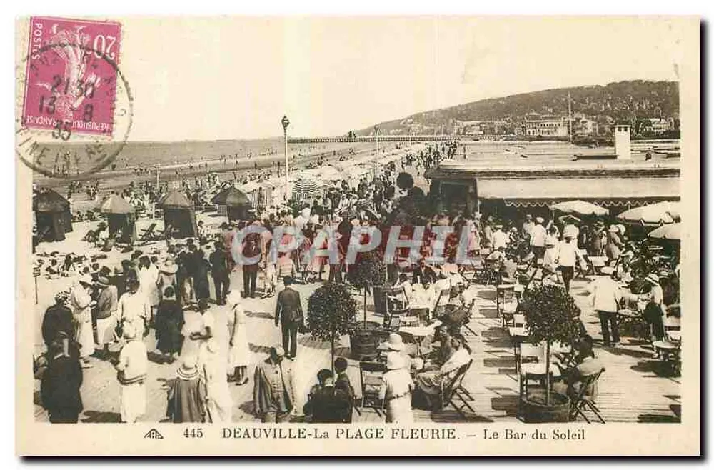 Blühende Deauville-Strand — Bar du Soleil — C° des Arts Photogécamière - Vorderseite