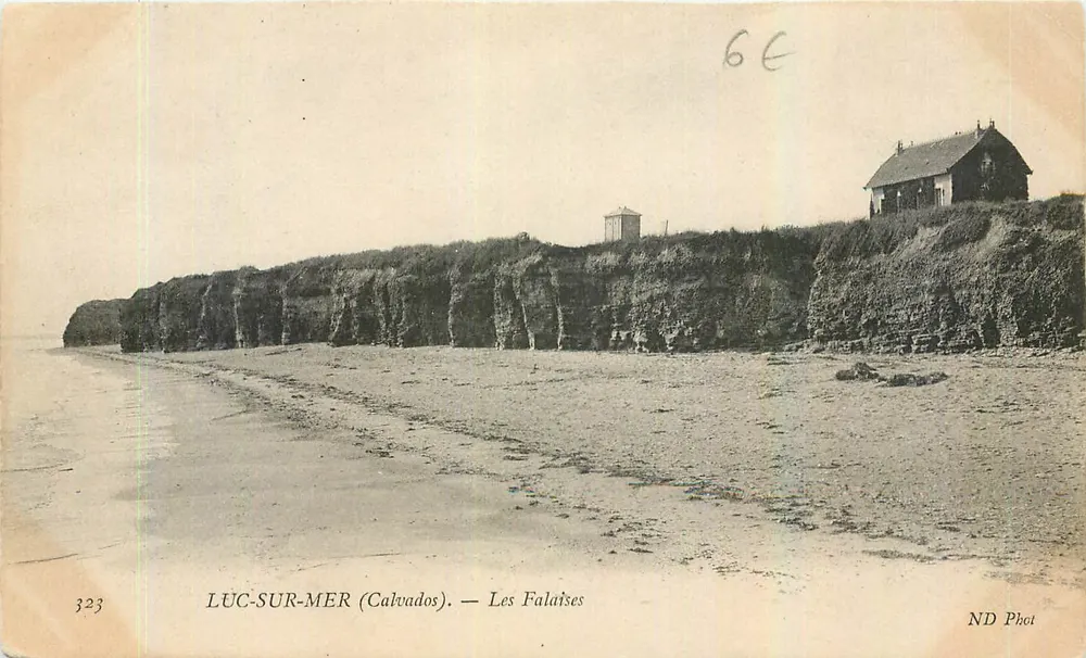 Luc-sur-Mer (Calvados) — Les Falaises — ND Phot - Recto