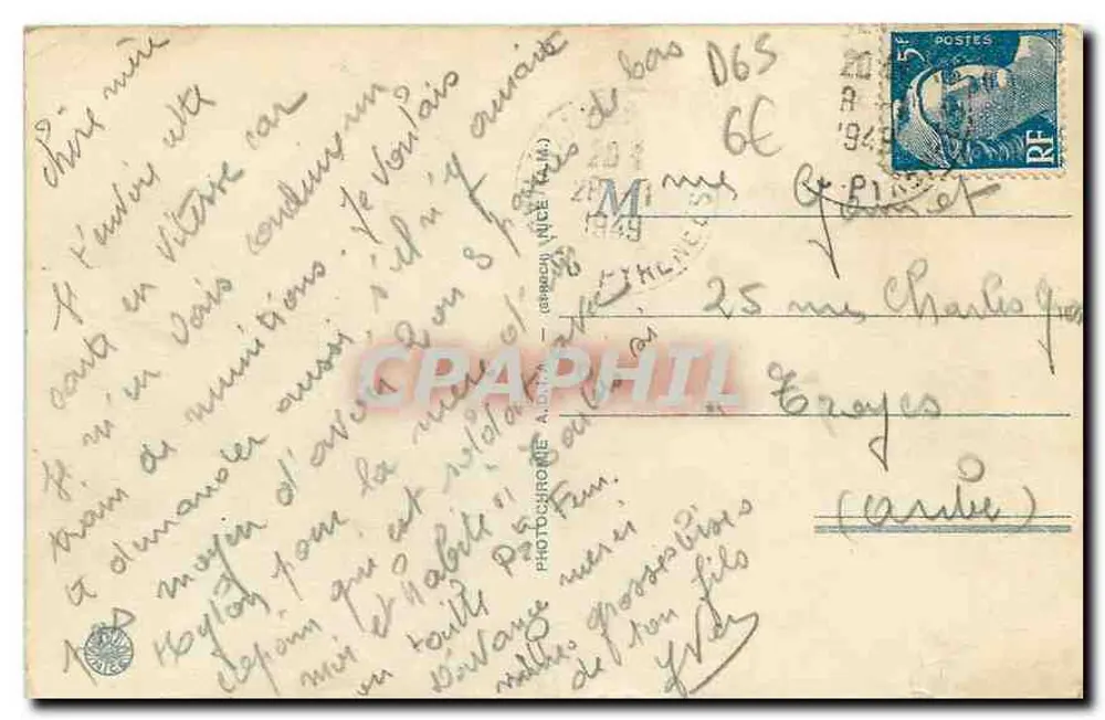 Cauterets — La Raillère, Gave und kleiner Saint Sauveur — Verleger Photocarre (A.D.M.) - Rückseite