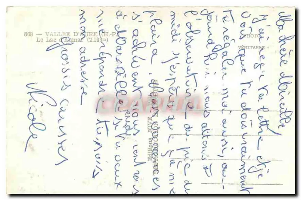 लैक रोमन — वैली डी ऑर (एच-पी) — एडिशन जोये - पीछे