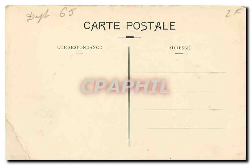 Bagnères-de-Bigorre — General View — publisher not identified, series number not visible - Back