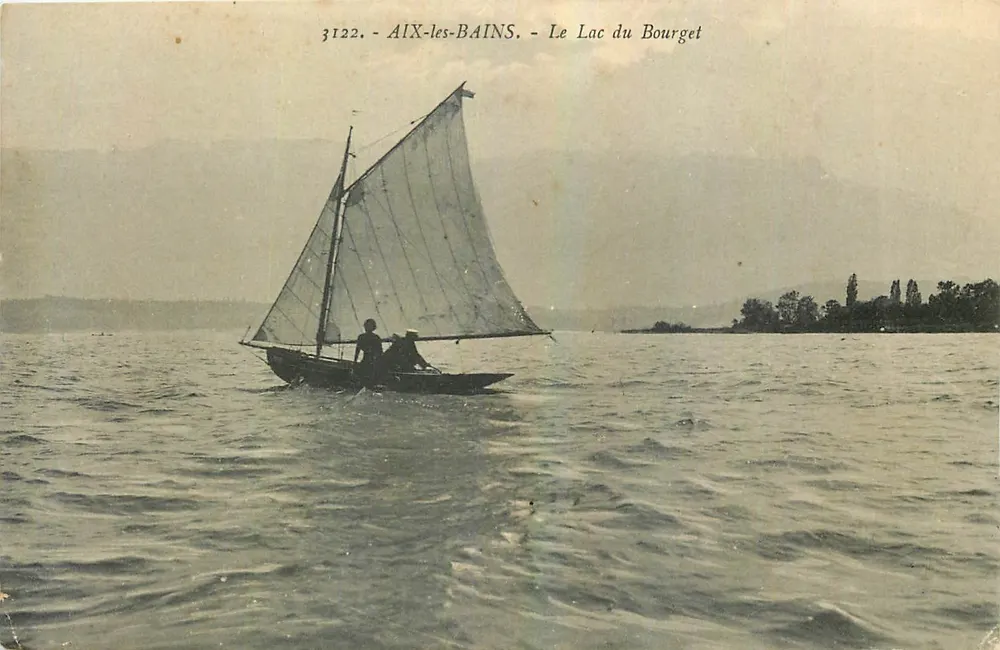 AIX-les-BAINS — O Lago do Bourget — n° 3122 - Frente