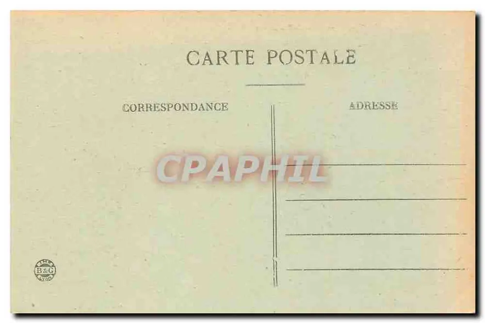 Chambery — Place du Centenaire — Verlag L. Reynaud, Nr. 2457 - Rückseite
